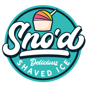 Sno'd Delicious Shaved Ice Logo